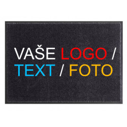 Rohožka s vlastním potiskem (logem) na míru MK415 Velour - na ven i na doma