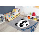 Dětský kusový koberec Petit Panda grey