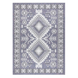 Kusový koberec Sion Sisal Aztec 3007 blue/pink/ecru – na ven i na doma