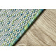 Kusový koberec Sion Sisal Aztec 22184 green/blue/ecru – na ven i na doma