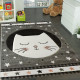 Dětský kusový koberec Smart Kids 22412 Grey
