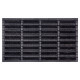 Venkovní čistící rohož Mix Mats Brushes 105648 Black - na ven i na doma