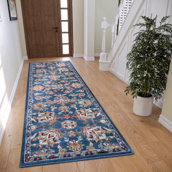 Kusový koberec Luxor 105634 Caracci Blue Multicolor