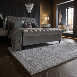 Kusový koberec Shaggy Teddy Grey