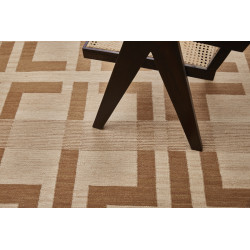 Ručně vázaný kusový koberec Leonidas DESP P124 Beige Mix