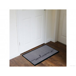 Protiskluzová rohožka Welcome 104511 Grey/Black - na ven i na doma