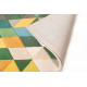 Ručně všívaný běhoun Illusion Prism Green/Multi