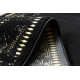 AKCE: 70x300 cm Běhoun Gloss 408C 86 geometric black/gold