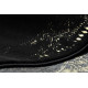 AKCE: 70x300 cm Běhoun Gloss 408C 86 geometric black/gold