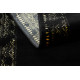 AKCE: 70x300 cm Běhoun Gloss 408C 86 geometric black/gold