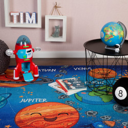 AKCE: 120x170 cm Dětský kusový koberec Torino kids 230 SOLAR SYSTEM