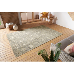 AKCE: 200x280 cm Kusový koberec Cairo 105592 Luxor Black Cream – na ven i na doma