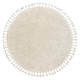 AKCE: 120x120 (průměr) kruh cm Kusový koberec Berber 9000 cream kruh
