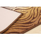 AKCE: 185x120 cm Protiskluzový běhoun na míru Zel 1014 Brown - obšitý ze všech stran