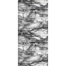 AKCE: 230x100 cm Protiskluzový běhoun na míru Zel 1022 Grey - obšitý ze všech stran