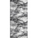 AKCE: 266x100 cm Protiskluzový běhoun na míru Zel 1022 Grey - obšitý ze všech stran