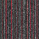 Kobercový čtverec Sonar Lines 4520 červenočerný 50 x 50 cm