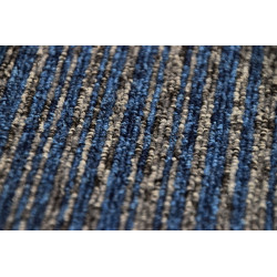 Kobercový čtverec Coral Lines 60360-50 modro-šedý 50 x 50 cm